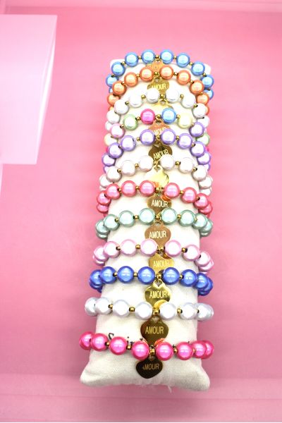 LOT DE 12 BRACELETS EN...