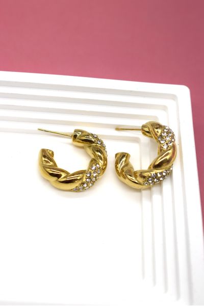 BOUCLES D'OREILLES EN ACIER...