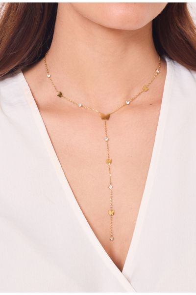 COLLIER "Y" EN ACIER...