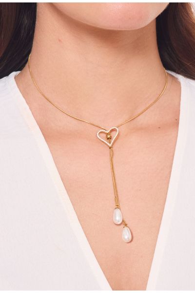 COLLIER "Y" EN ACIER...