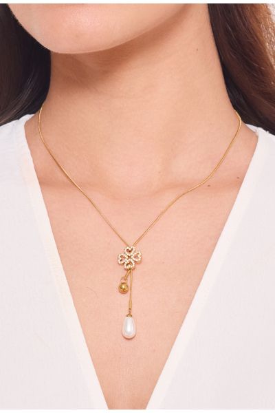 COLLIER "Y" EN ACIER...