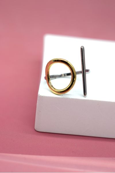 BAGUE AJUSTABLE EN ACIER...