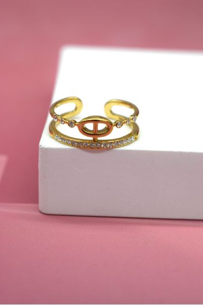 BAGUE AJUSTABLE EN ACIER...