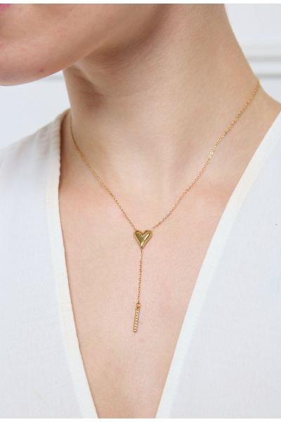 COLLIER "Y" EN ACIER...