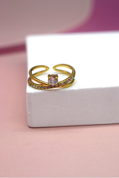 BAGUE AJUSTABLE EN ACIER...
