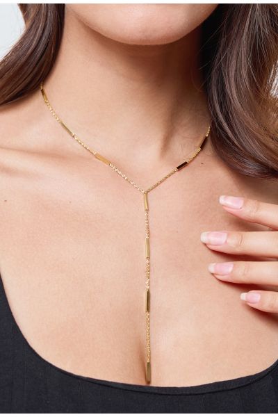 COLLIER "Y" EN ACIER...