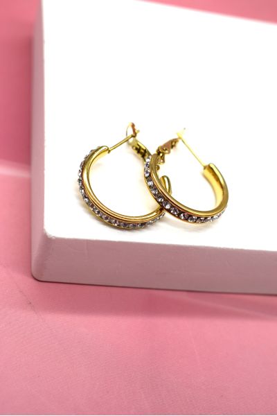BOUCLES D'OREILLES EN ACIER...