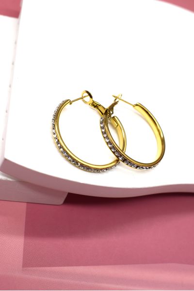 BOUCLES D'OREILLES EN ACIER...