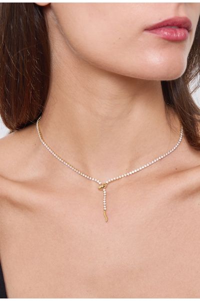 COLLIER "Y" EN ACIER...