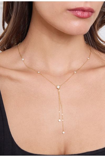 COLLIER "Y" EN ACIER...