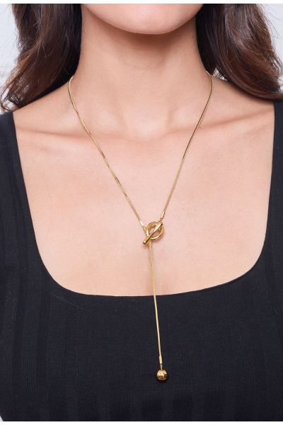 COLLIER "Y" EN ACIER...