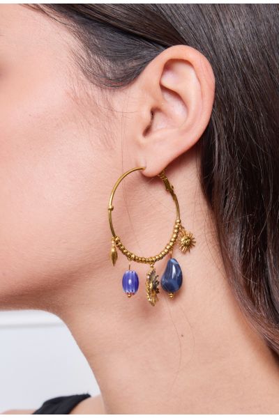 BOUCLES D'OREILLES EN ACIER...