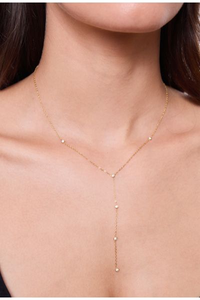 COLLIER "Y" EN ACIER...