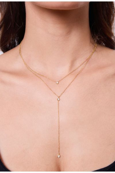 COLLIER "Y" EN ACIER...