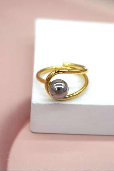 BAGUE AJUSTABLE EN ACIER...
