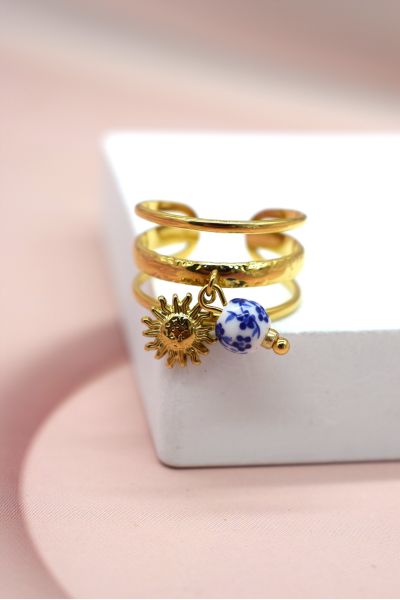 BAGUE AJUSTABLE EN ACIER...