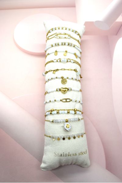LOT DE 12 BRACELETS EN...