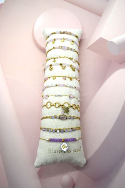 LOT DE 12 BRACELETS EN...