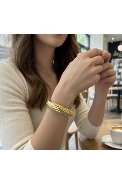 BRACELET JONC EN ACIER...