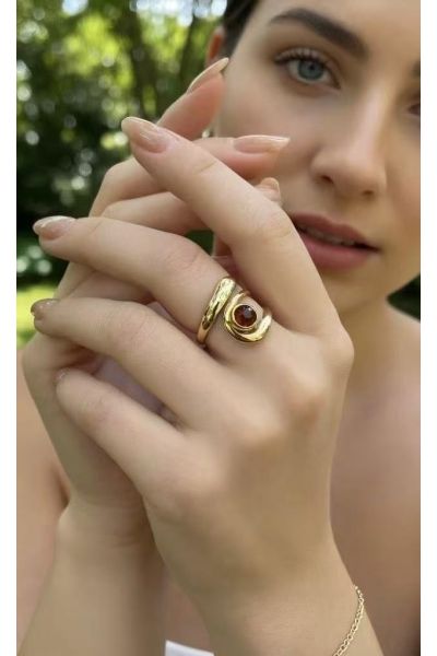 BAGUE AJUSTABLE EN ACIER...