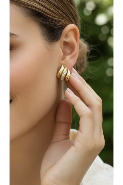 BOUCLES D'OREILLES EN ACIER...