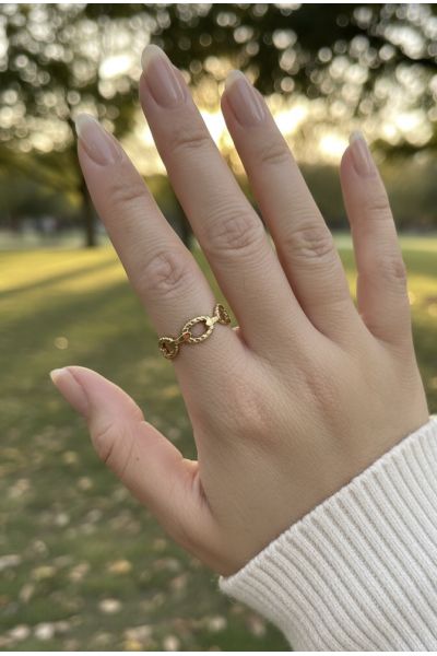 BAGUE AJUSTABLE EN ACIER...