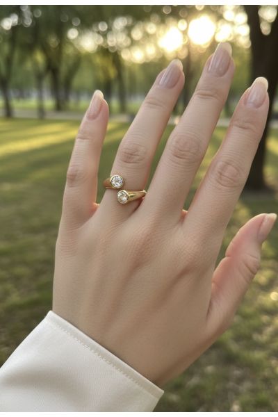 BAGUE AJUSTABLE EN ACIER...