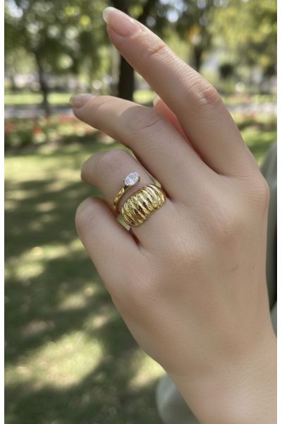 BAGUE AJUSTABLE EN ACIER...