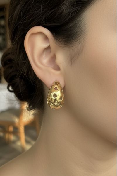 BOUCLES D'OREILLES EN ACIER...