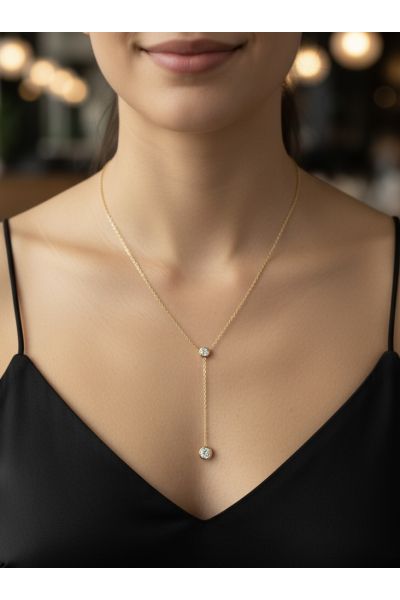 COLLIER "Y"EN ACIER INOXYDABLE