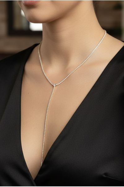 COLLIER "Y" EN ACIER...