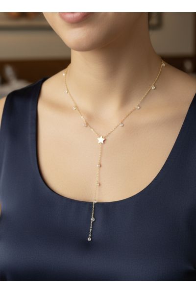 COLLIER "Y" EN ACIER...