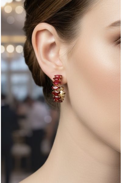 BOUCLES D'OREILLES EN ACIER...