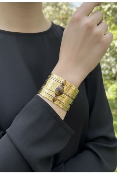 BRACELET JONC AJUSTABLE EN...