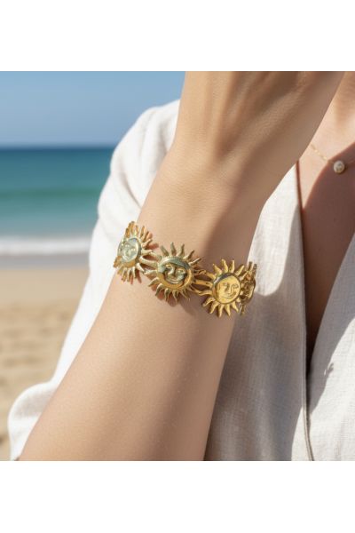BRACELET JONC AJUSTABLE EN...