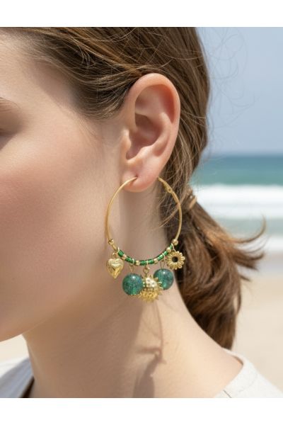 BOUCLES D'OREILLES EN ACIER...