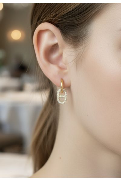 BOUCLES D'OREILLES EN ACIER...