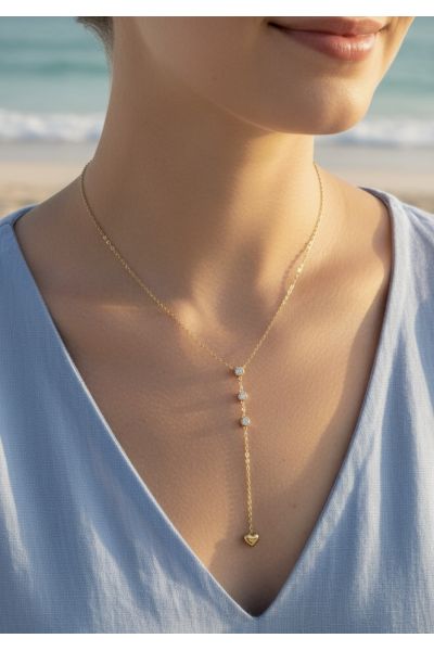 COLLIER "Y" EN ACIER...