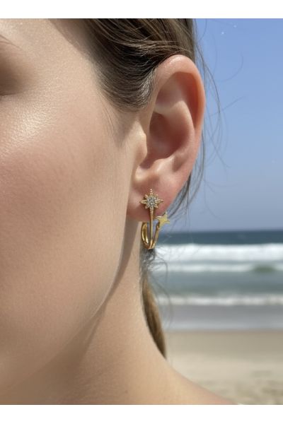 BOUCLES D'OREILLES EN ACIER...