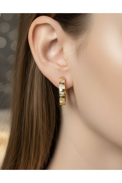 BOUCLES D'OREILLES EN ACIER...