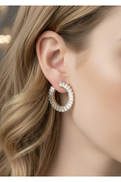 BOUCLES D'OREILLES EN ACIER...