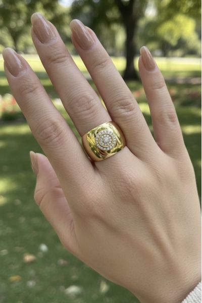 BAGUE AJUSTABLE EN ACIER...