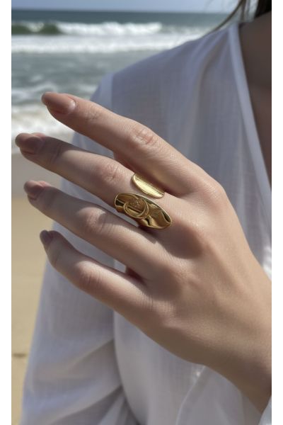 BAGUE AJUSTABLE EN ACIER...
