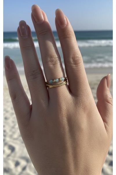 BAGUE AJUSTABLE EN ACIER...