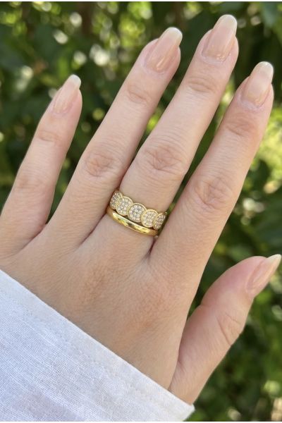 BAGUE AJUSTABLE EN ACIER...