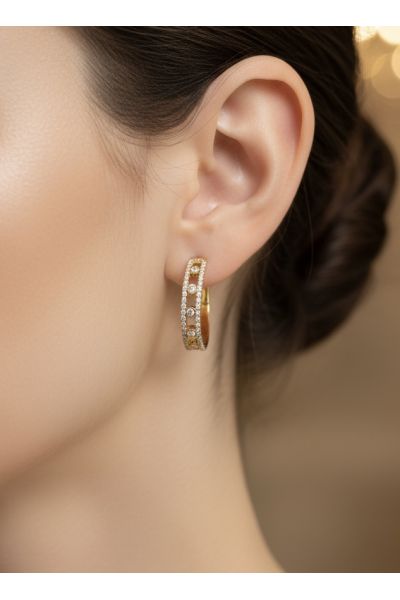 BOUCLES D'OREILLES EN ACIER...