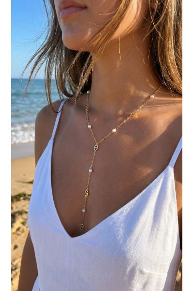 COLLIER "Y" EN ACIER...