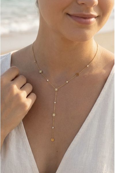 COLLIER "Y" EN ACIER...