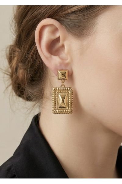 BOUCLES D'OREILLES EN ACIER...