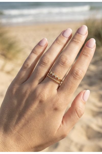 BAGUE AJUSTABLE EN ACIER...